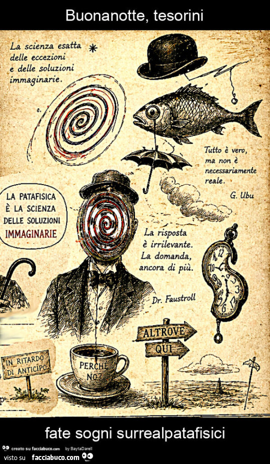 Buonanotte, tesorini fate sogni surrealpatafisici