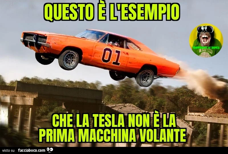 Questo è l'esempio che la Tesla non è la prima macchina volante