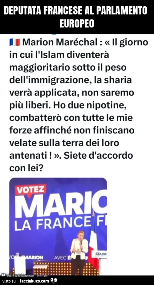 Deputata francese al parlamento europeo