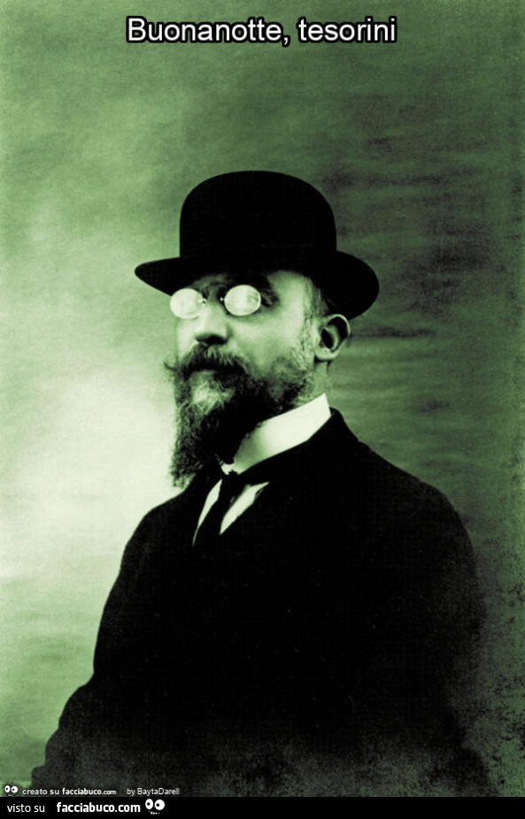 Buonanotte, tesorini. Erik Satie - Gymnopédie No. 1