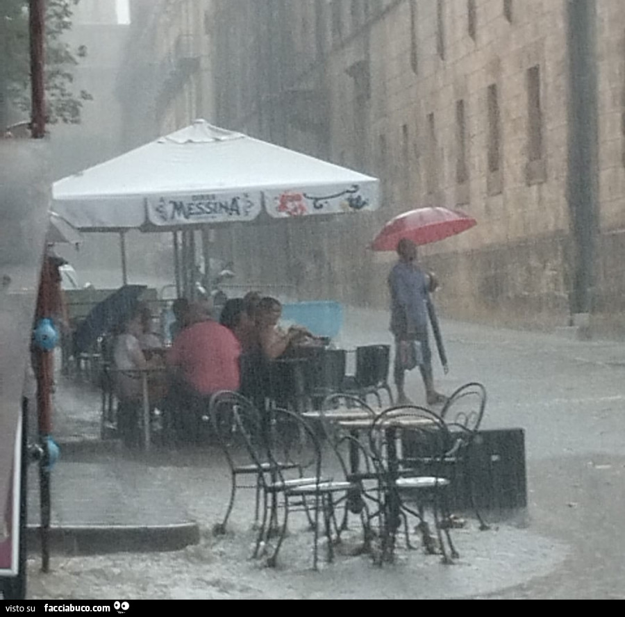 Appena piove in Piemonte scende a Palermo