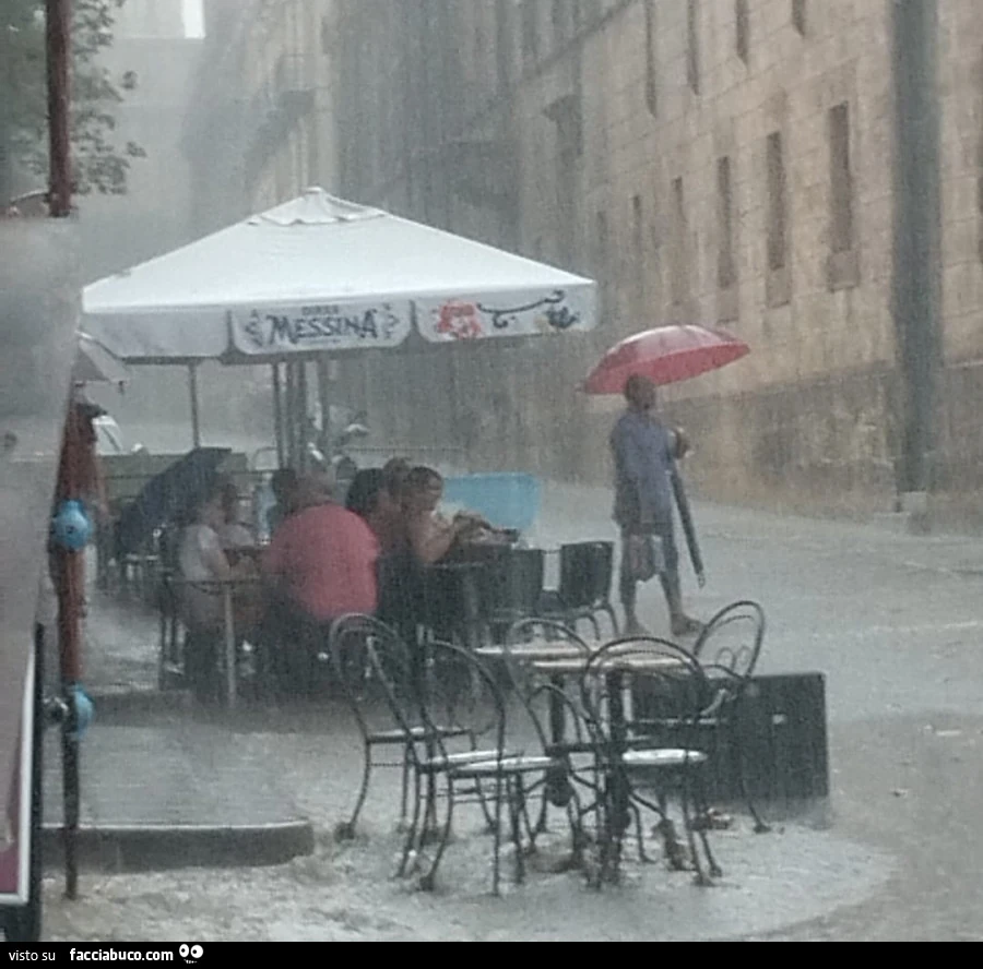 Appena piove in Piemonte scende a Palermo