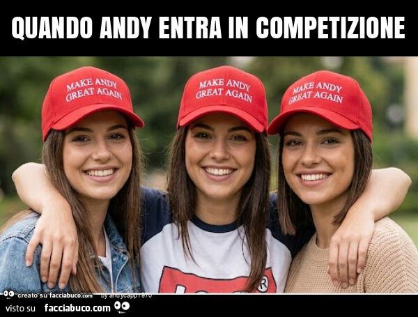 Quando andy entra in competizione