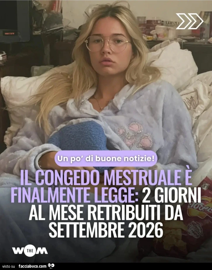 Il congedo mestruale รจ finalmente legge 2 giorni al mese retribuiti da settembre 2026