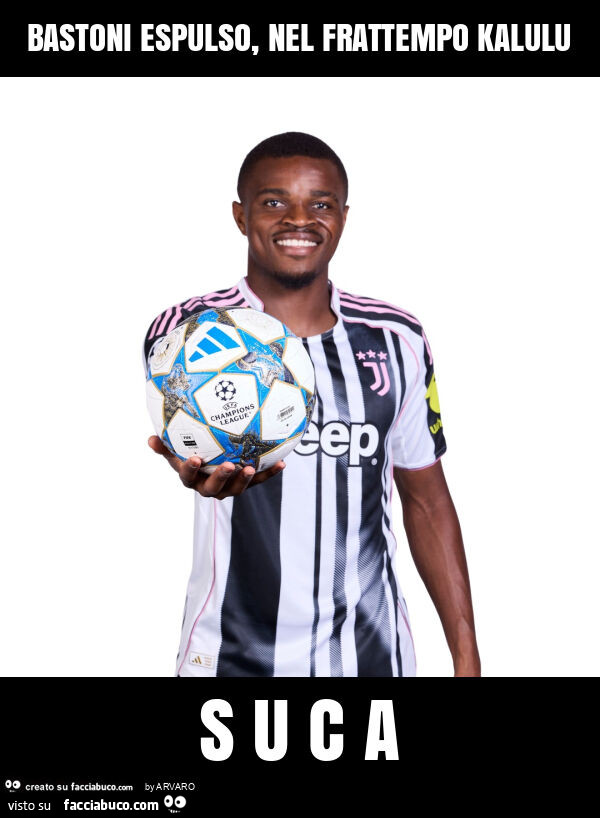 Bastoni espulso, nel frattempo kalulu s u c a
