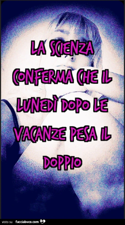 La scienza conferma che il lunedì dopo le vacanze pesa il doppio