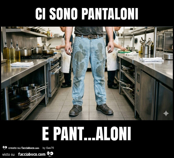 Ci sono pantaloni e pant&hellip; aloni