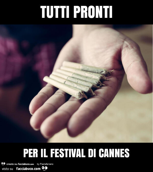 Tutti pronti per il festival di cannes