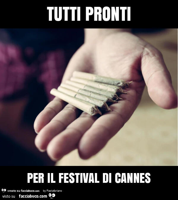Tutti pronti per il festival di cannes