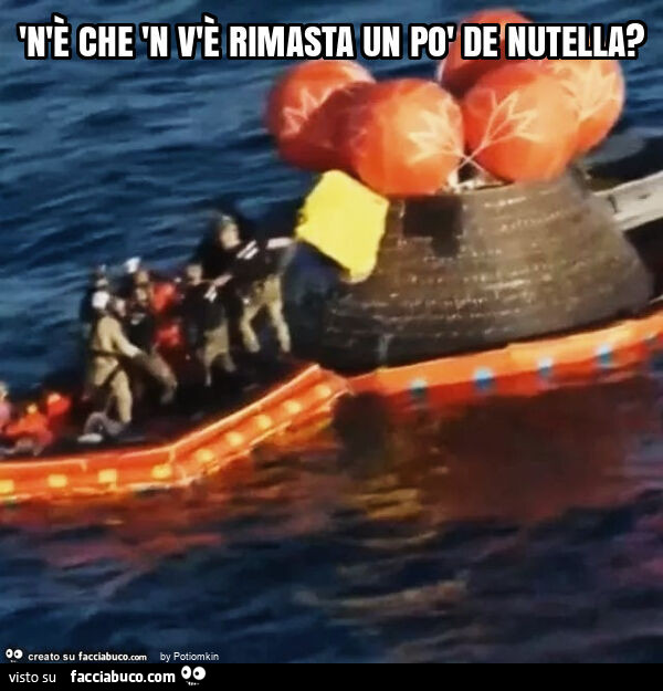 'n'è che 'n v'è rimasta un po' de nutella?