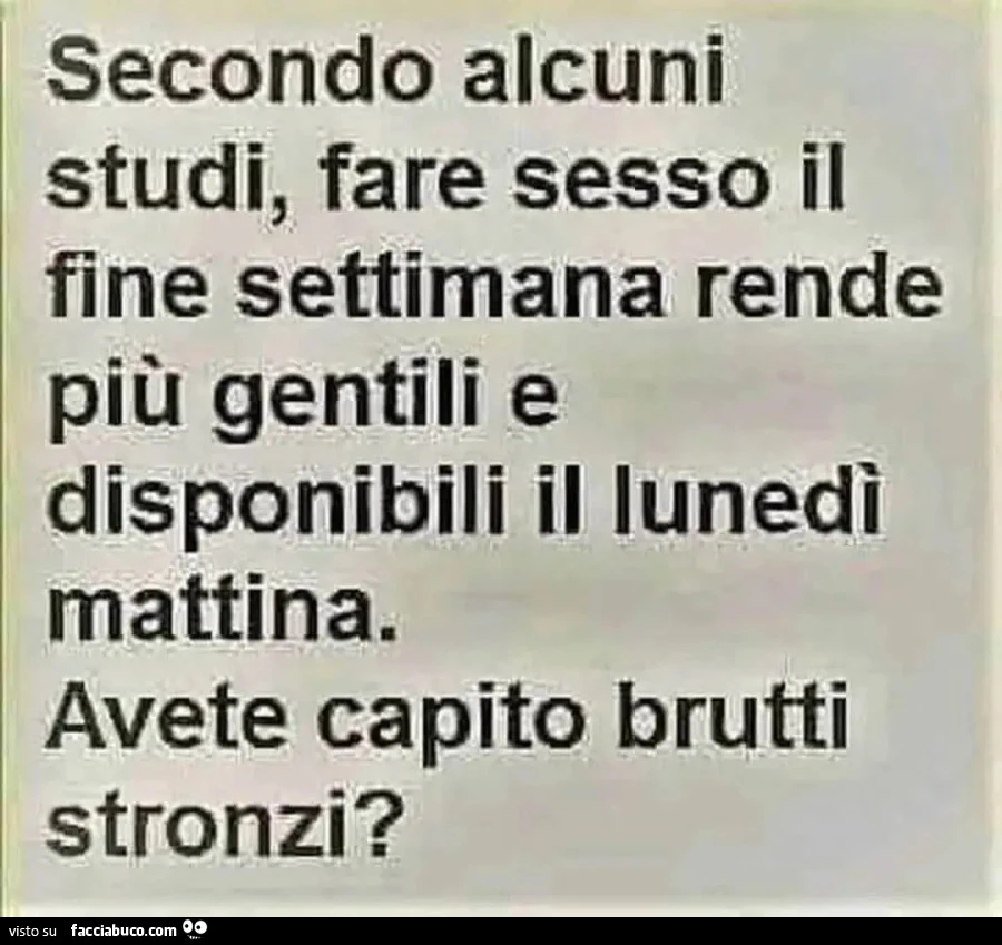 Fare sesso