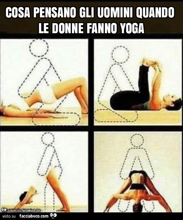Cosa pensano gli uomini quando le donne fanno yoga