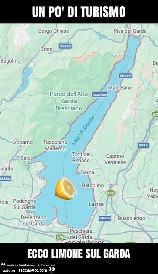Un po' di turismo ecco limone sul garda
