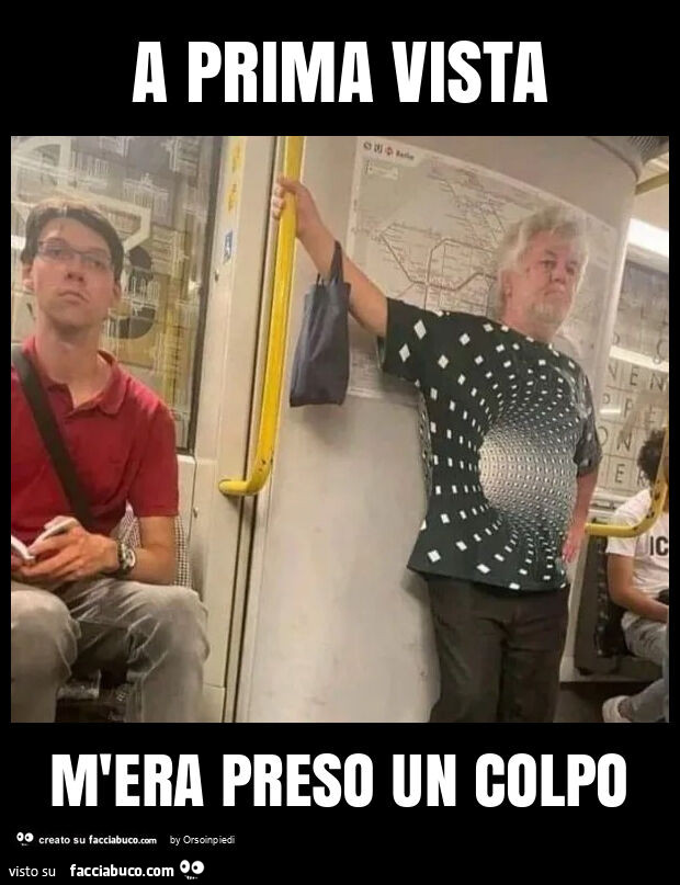 A prima vista m'era preso un colpo