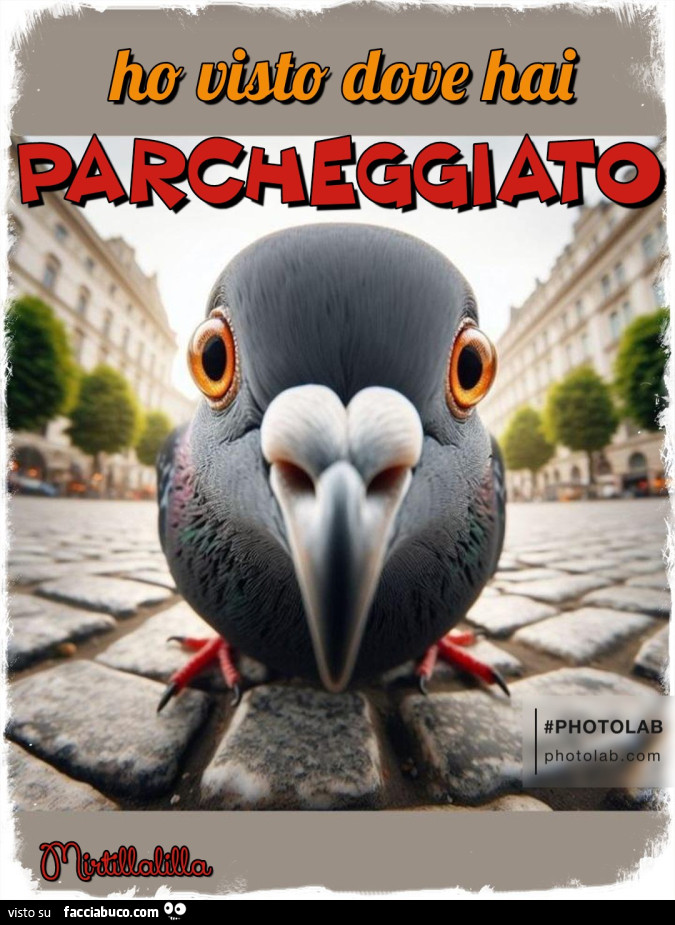 So dove hai parcheggiato