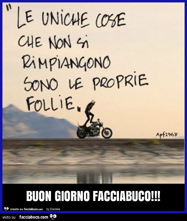 Buon giorno facciabuco