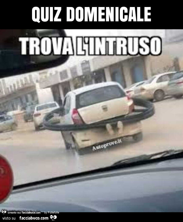 Quiz domenicale