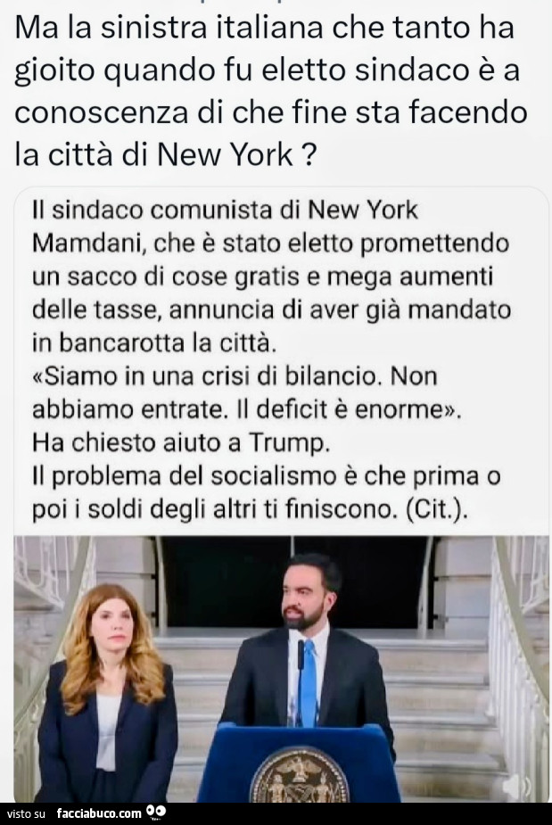 Sinistri al potere