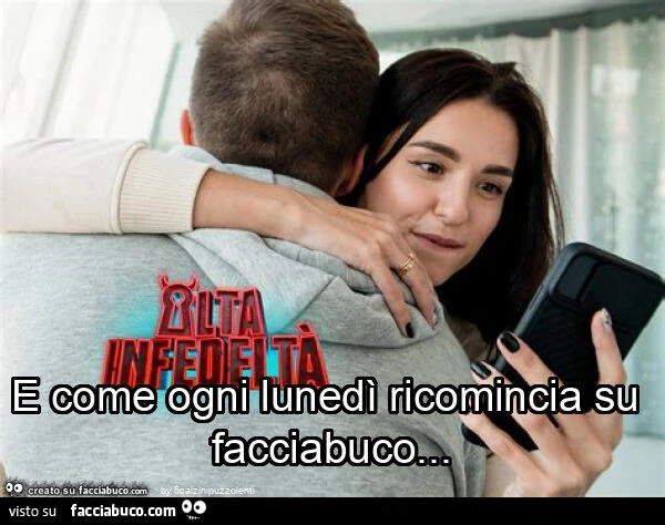 E come ogni lunedì ricomincia su facciabuco