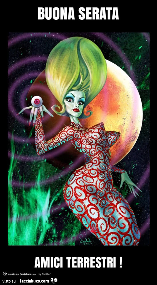 Buona serata amici terrestri