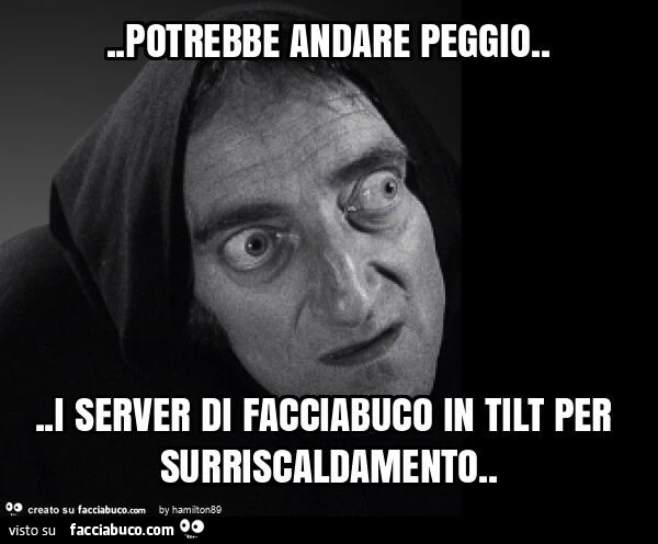 Potrebbe andare peggio&hellip; i server di facciabuco in tilt per surriscaldamento
