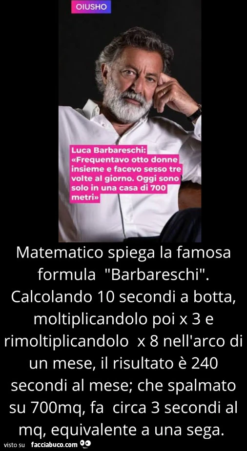 Luca barbareschi e le donne