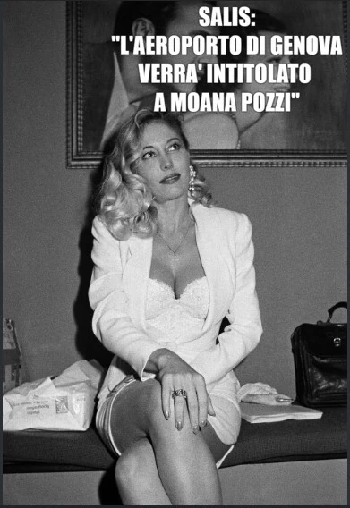 L'aeroporto di Genova intitolato a Moana Pozzi
