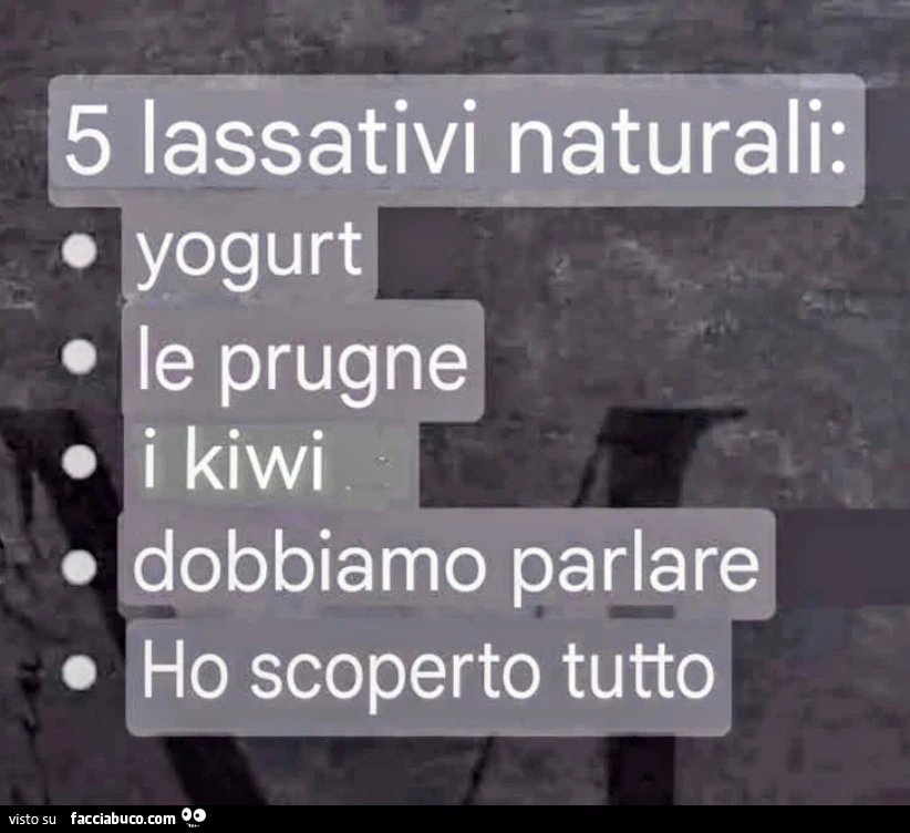 Lassativi