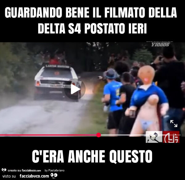 Guardando bene il filmato della delta s4 postato ieri c'era anche questo