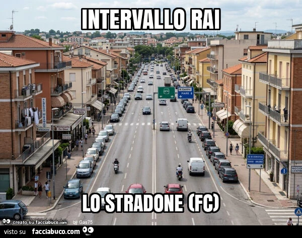 Intervallo rai lo stradone (fc)
