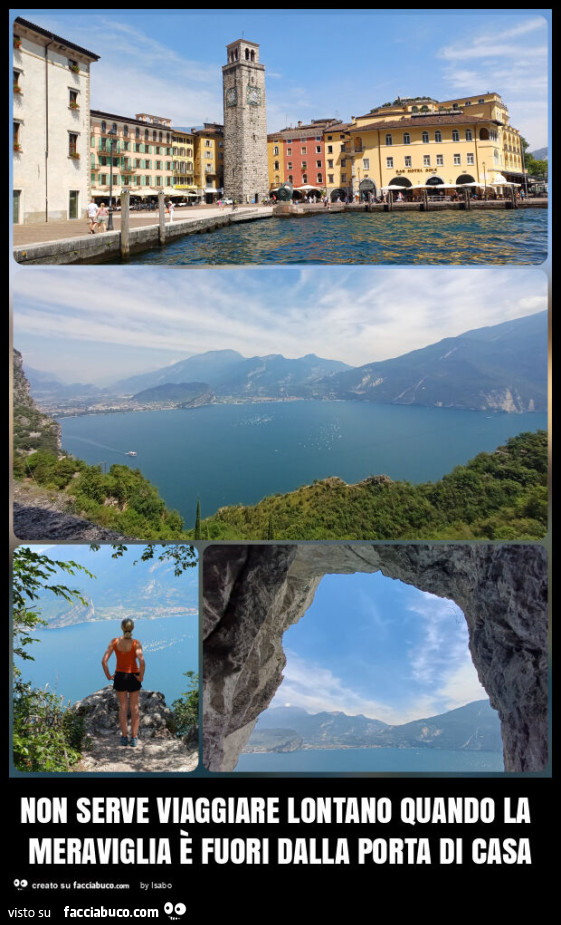 Non serve viaggiare lontano quando la meraviglia è fuori dalla porta di casa