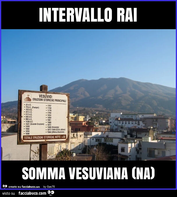 Intervallo rai somma vesuviana (na)