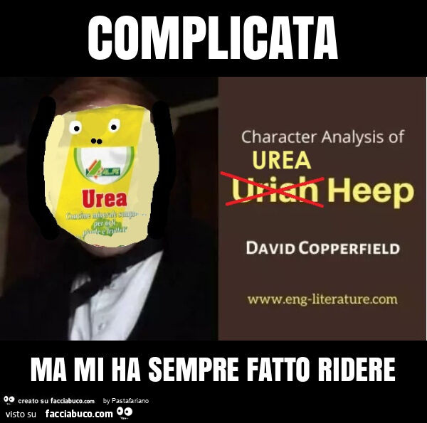 Complicata ma mi ha sempre fatto ridere