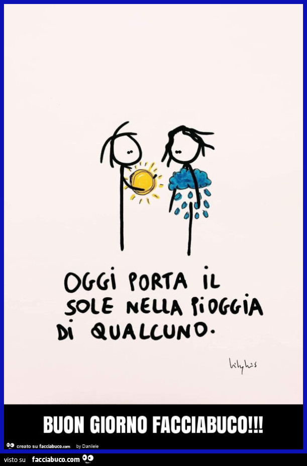 Buon giorno facciabuco