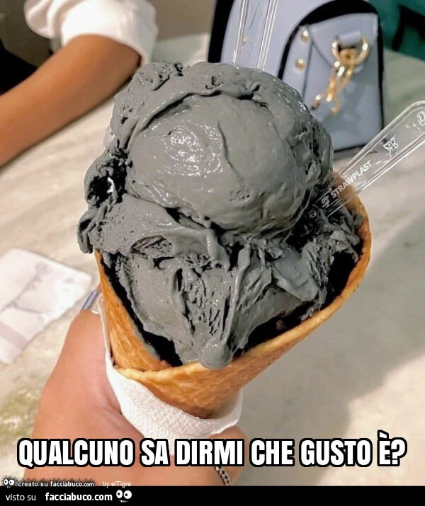 Qualcuno sa dirmi che gusto è?