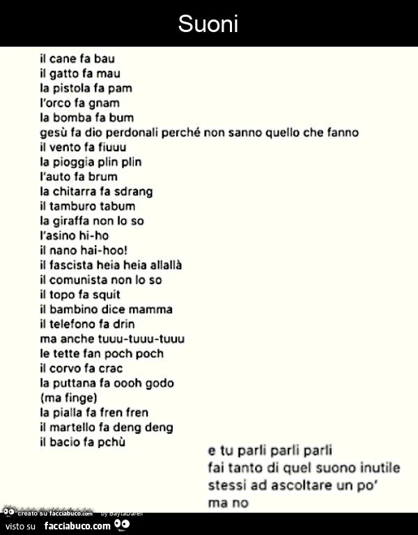 Suoni. Courtesy Guido Catalano