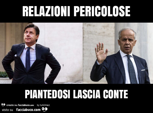 Relazioni pericolose piantedosi lascia conte