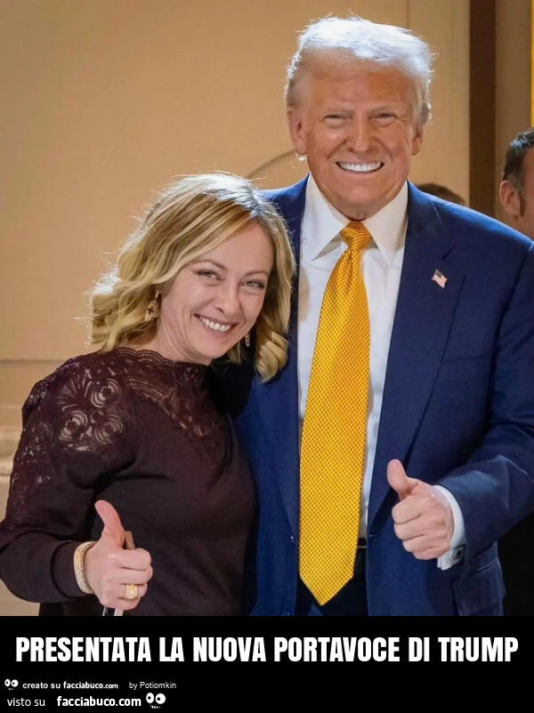 Presentata la nuova portavoce di trump