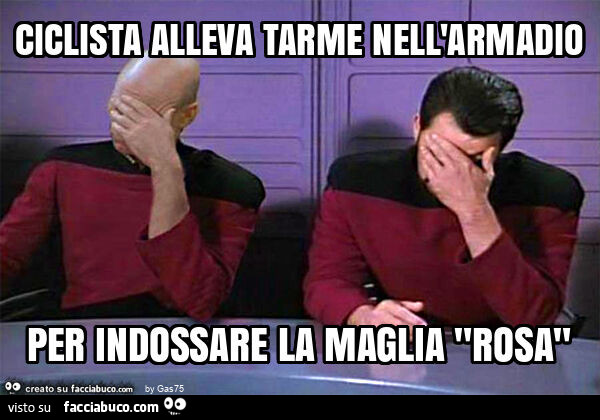 Ciclista alleva tarme nell'armadio per indossare la maglia "rosa"