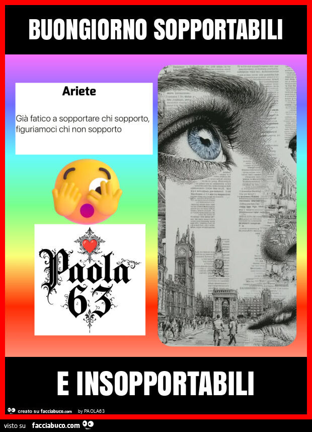 Buongiorno sopportabili e insopportabili