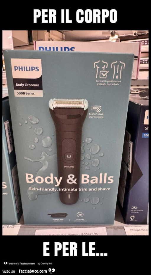 Per il corpo e per le