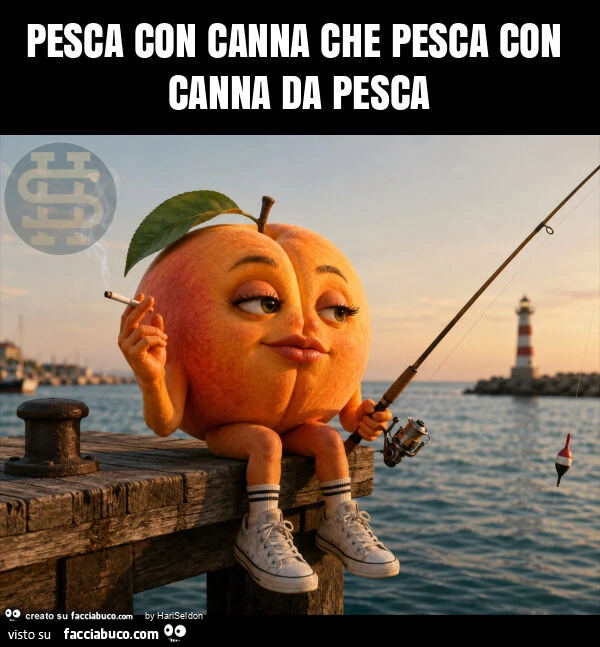Pesca con canna che pesca con canna da pesca