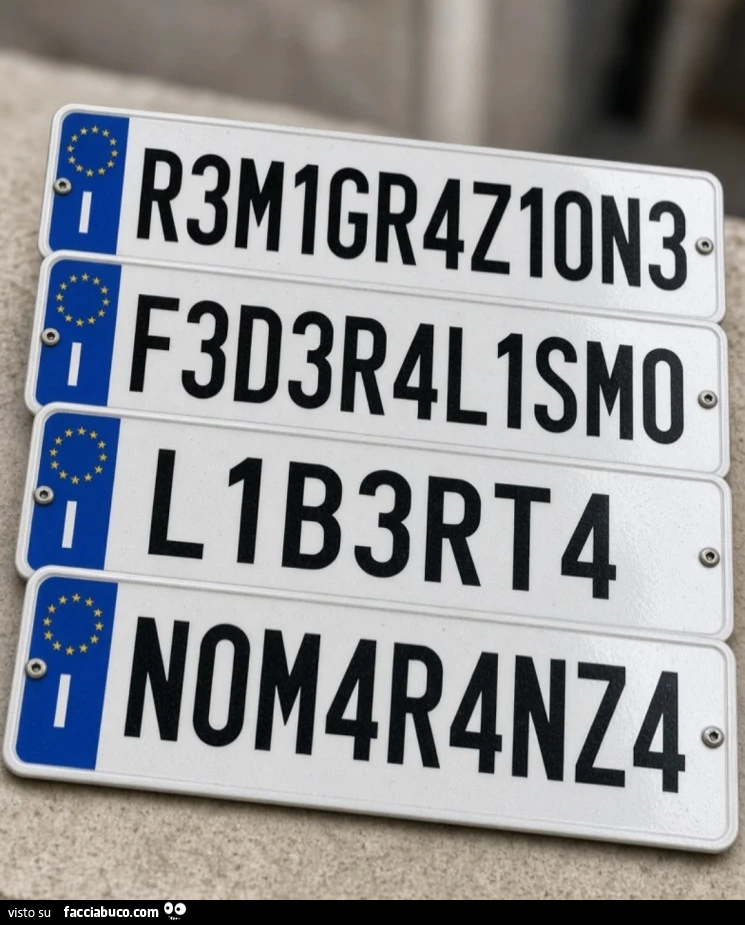 Targhe personalizzate