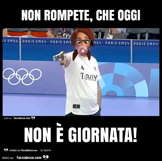 Non rompete, che oggi non è giornata