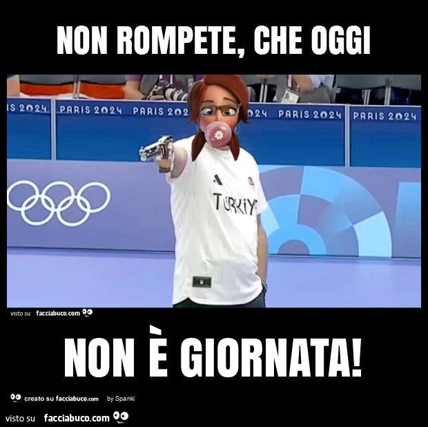 Non rompete, che oggi non è giornata