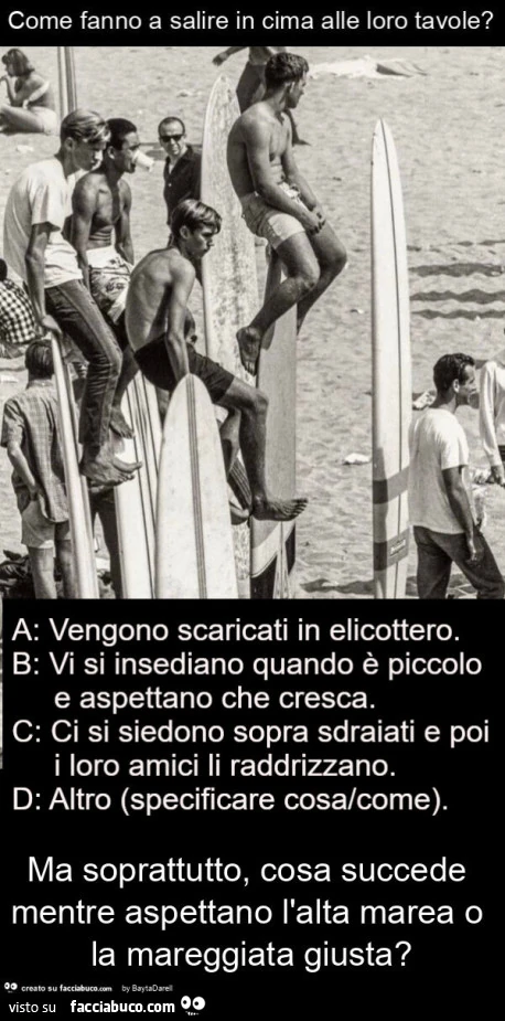 Ron Church, 1962. Surf per via rettale&hellip; Ma soprattutto, cosa succede mentre aspettano l'alta marea o la mareggiata giusta?