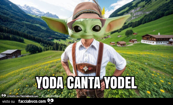 Yoda canta yodel