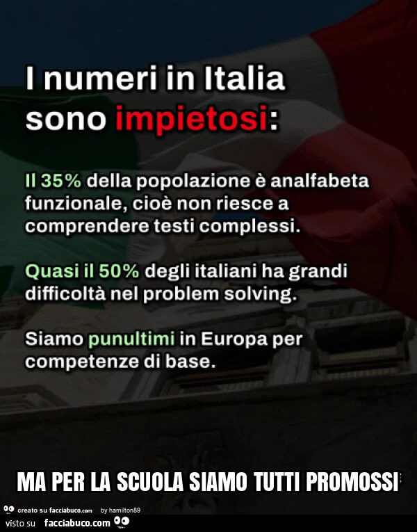 Ma per la scuola siamo tutti promossi