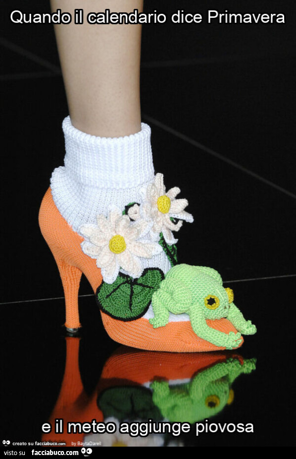 Quando il calendario dice primavera e il meteo aggiunge piovosa