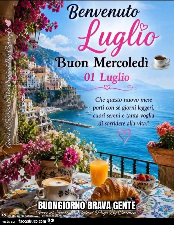 Buongiorno brava gente